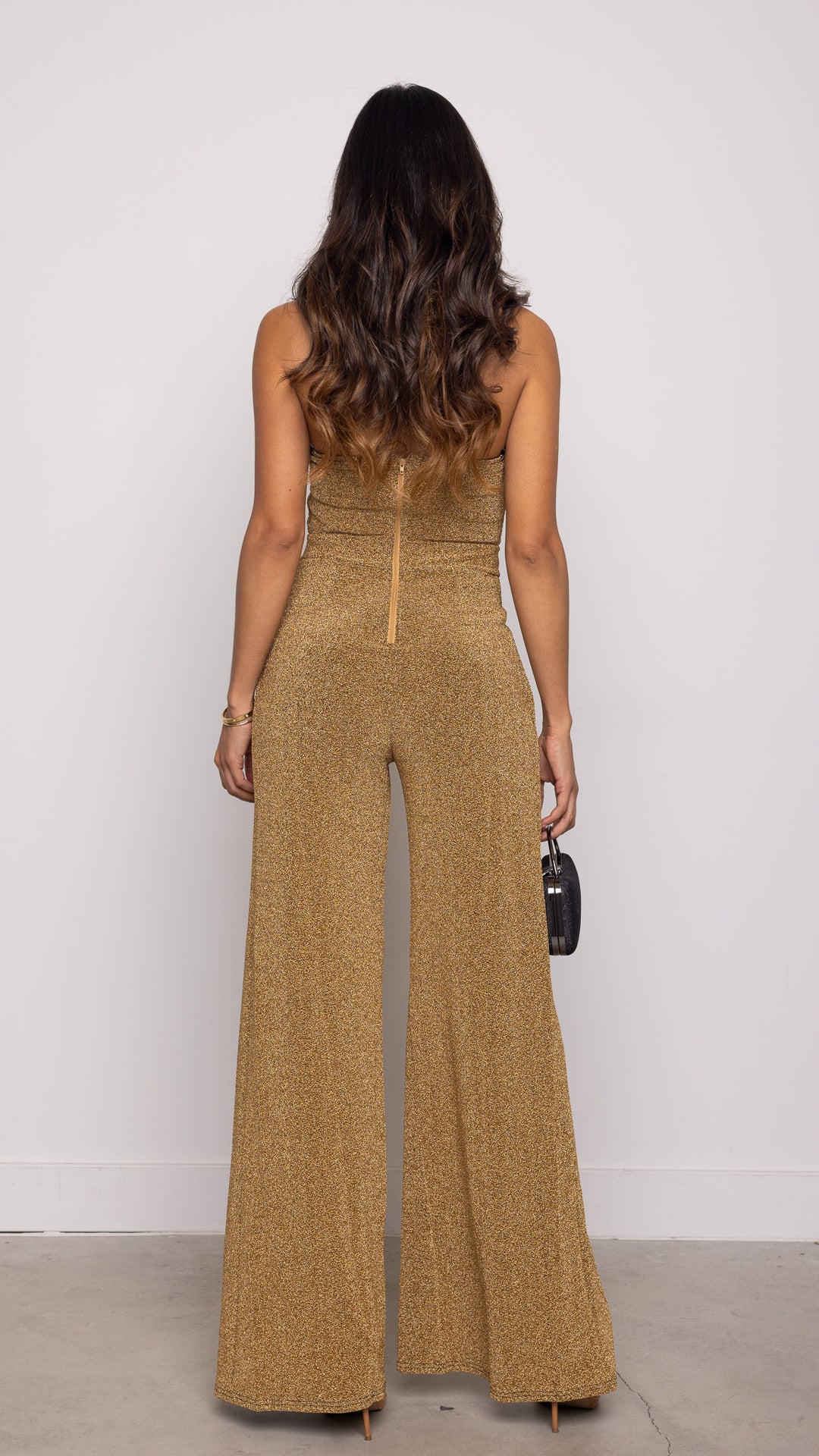 Zena Jumpsuit in gold