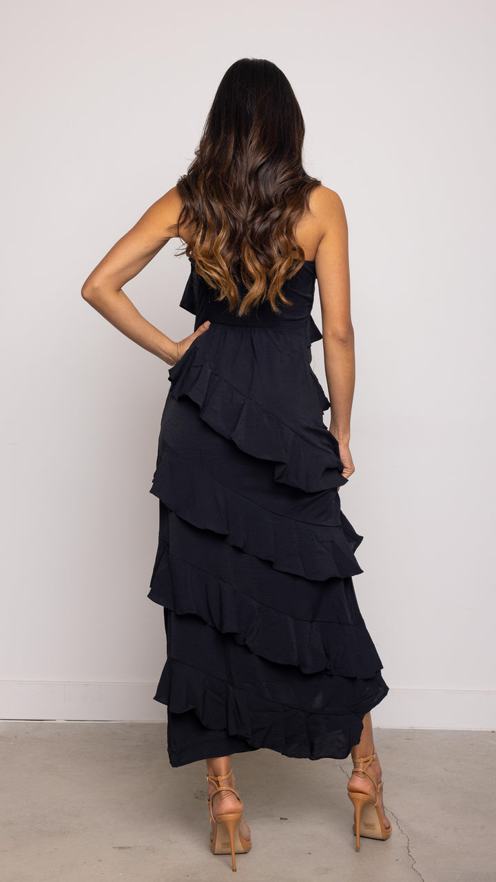 Rina Maxi Dress in Black