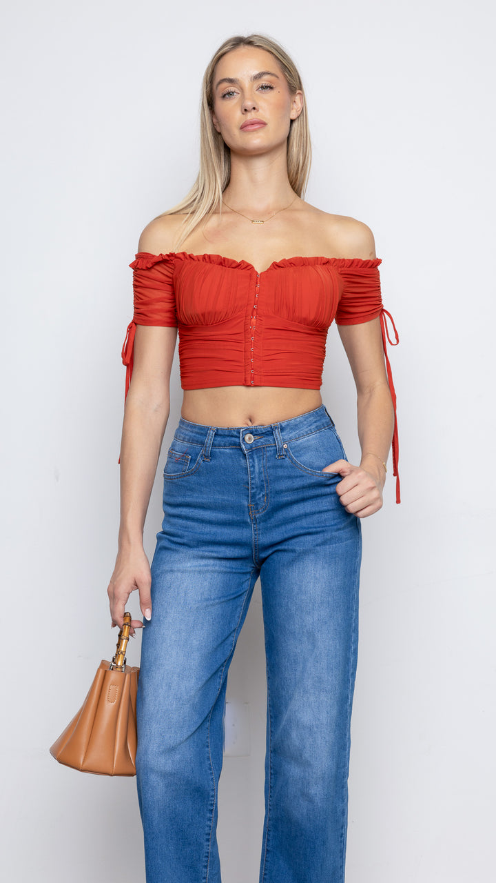 Jesapi Top in Orange