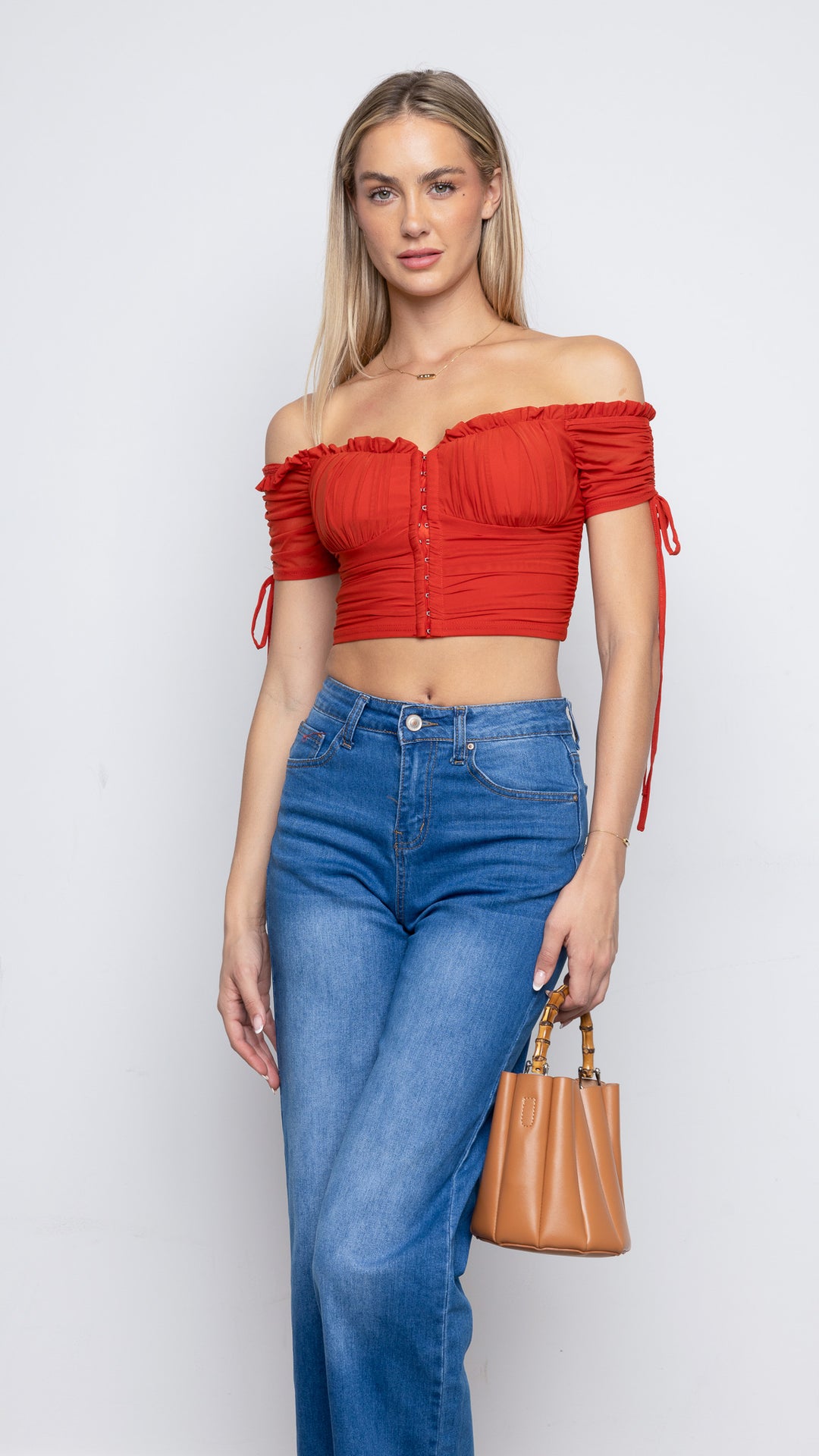 Jesapi Top in Orange