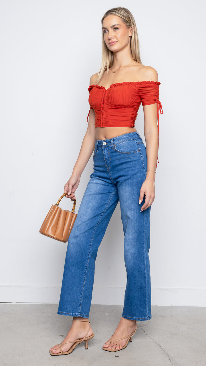 Jesapi Top in Orange