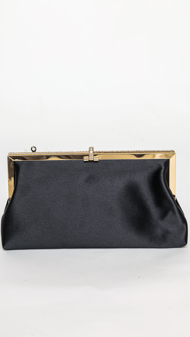 Aureta Black Mini Clutch