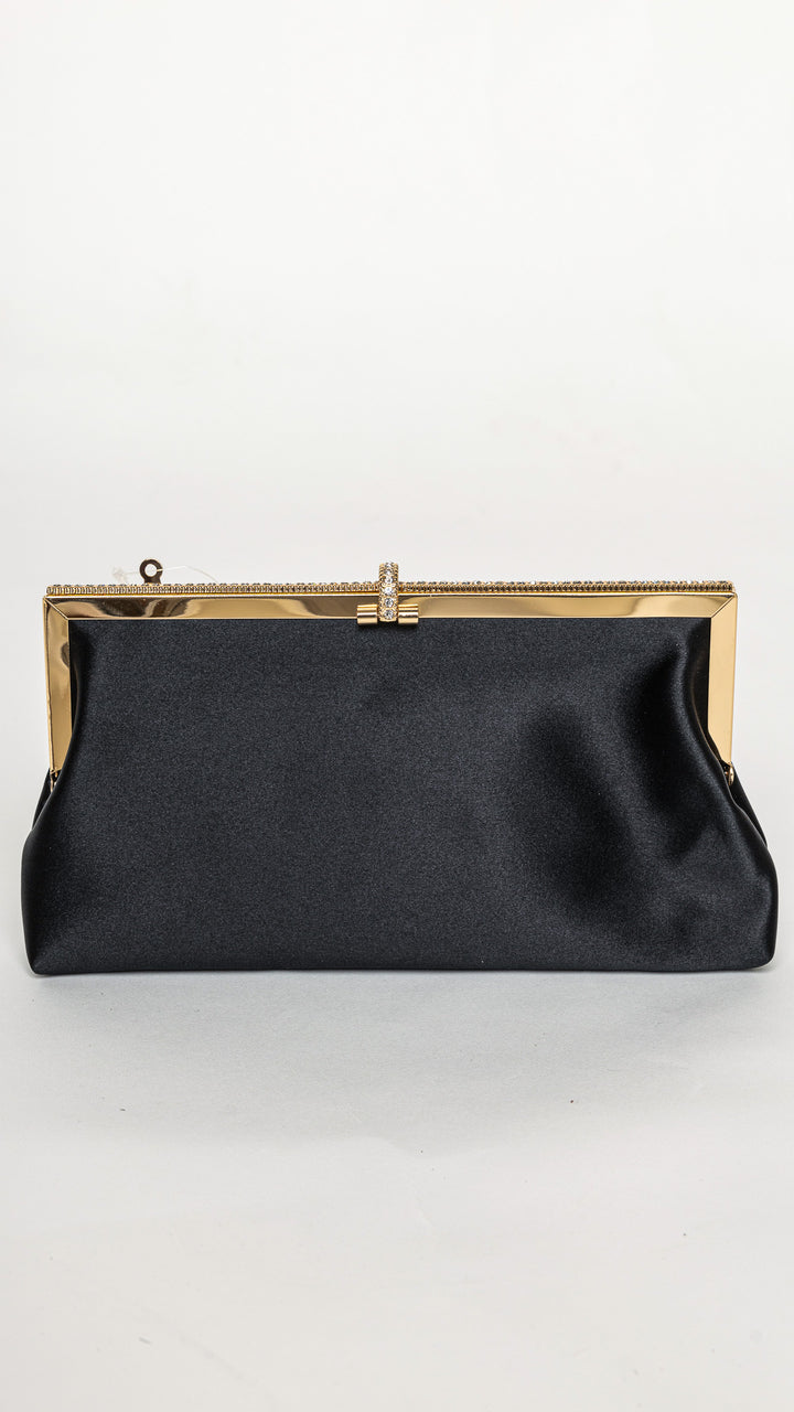 Aureta Black Mini Clutch