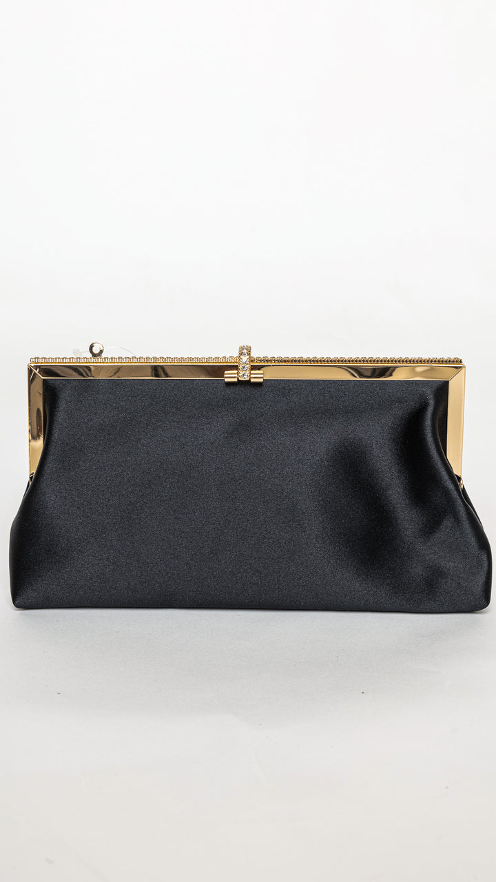 Aureta Black Mini Clutch