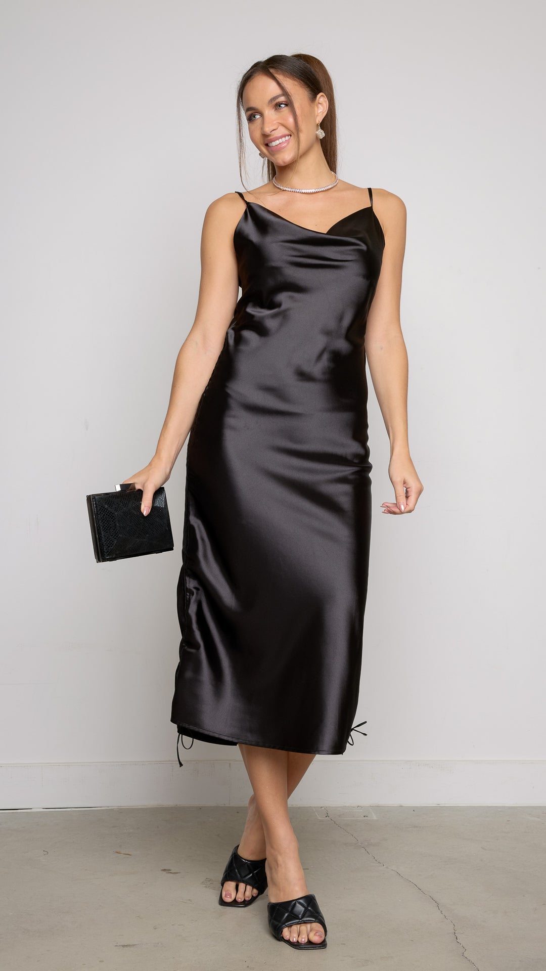 Versatile Satin Dress