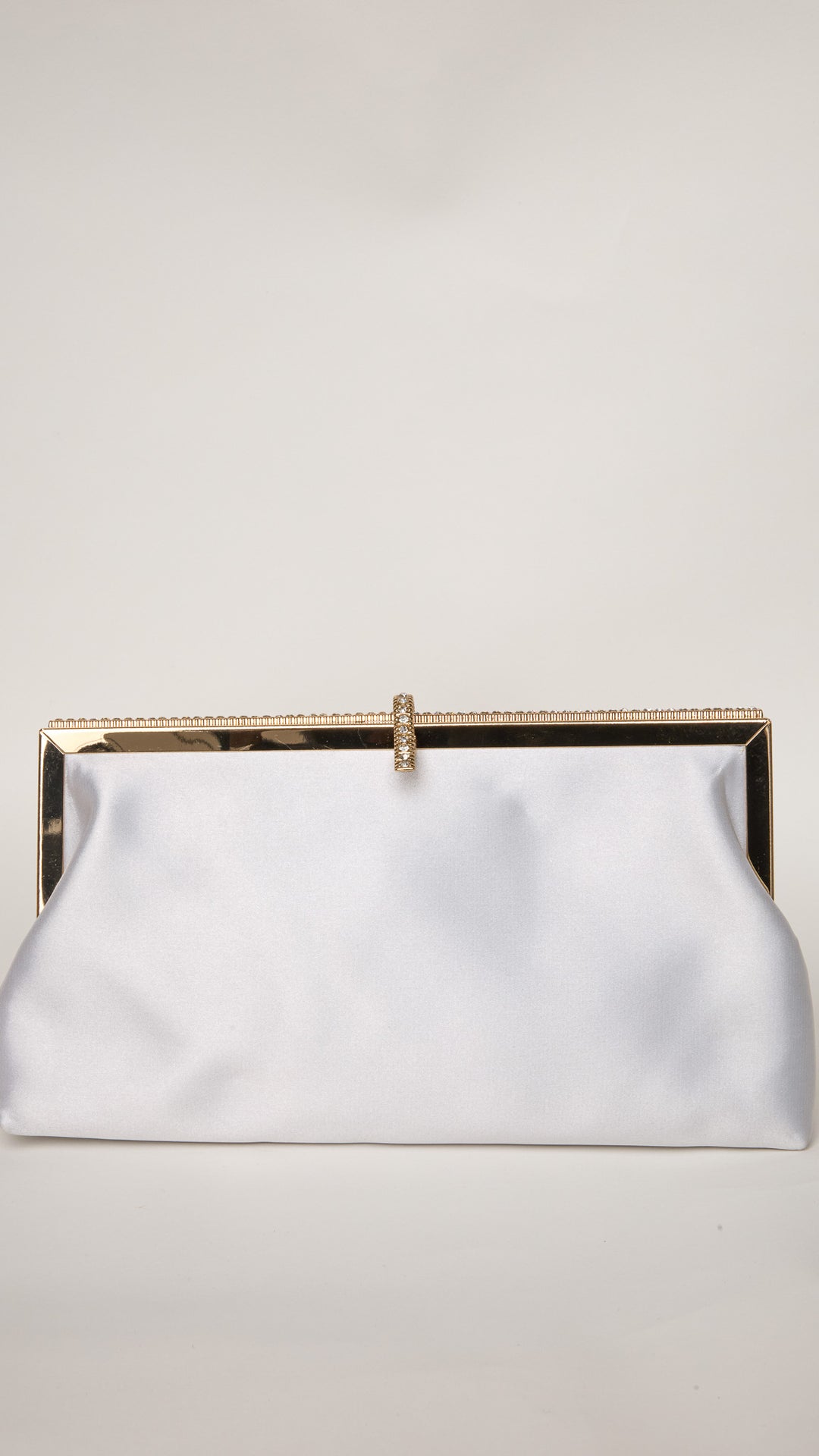 Aureta Silver Mini Clutch