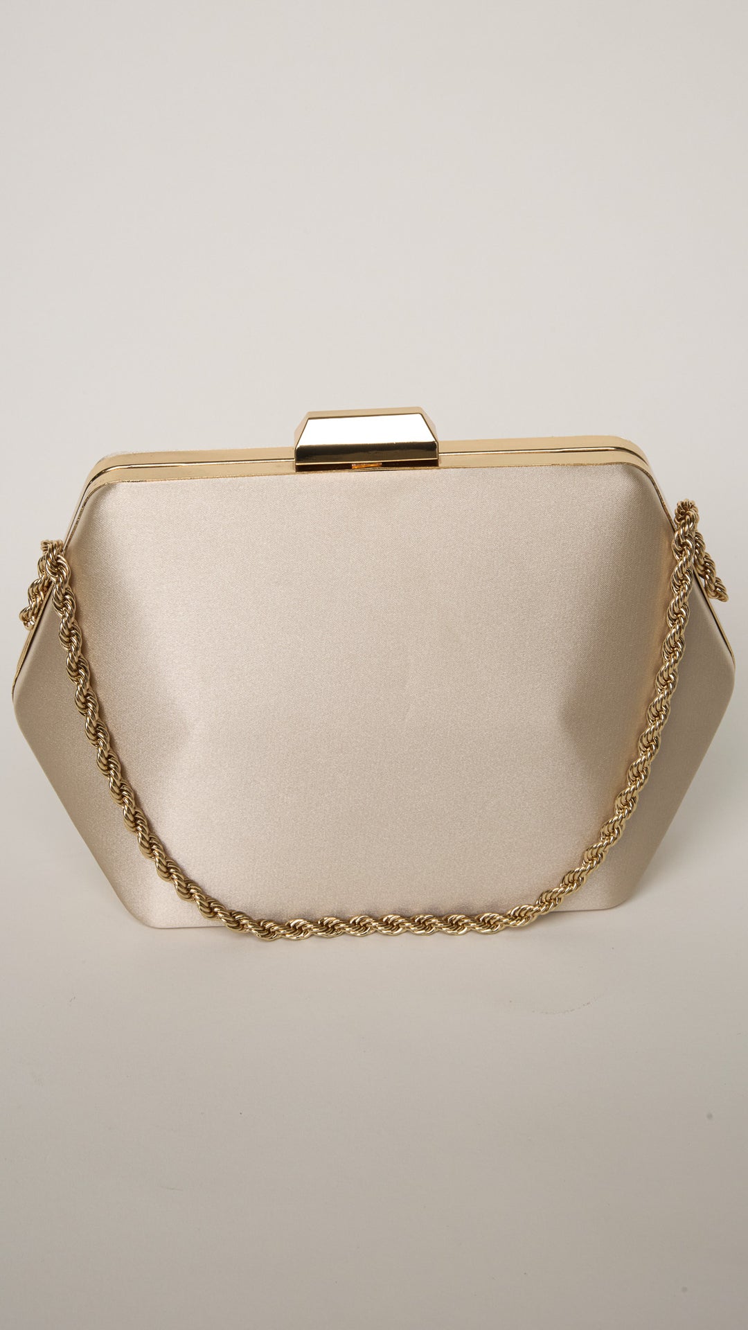 Seer Gold Hexagon Clutch Purse