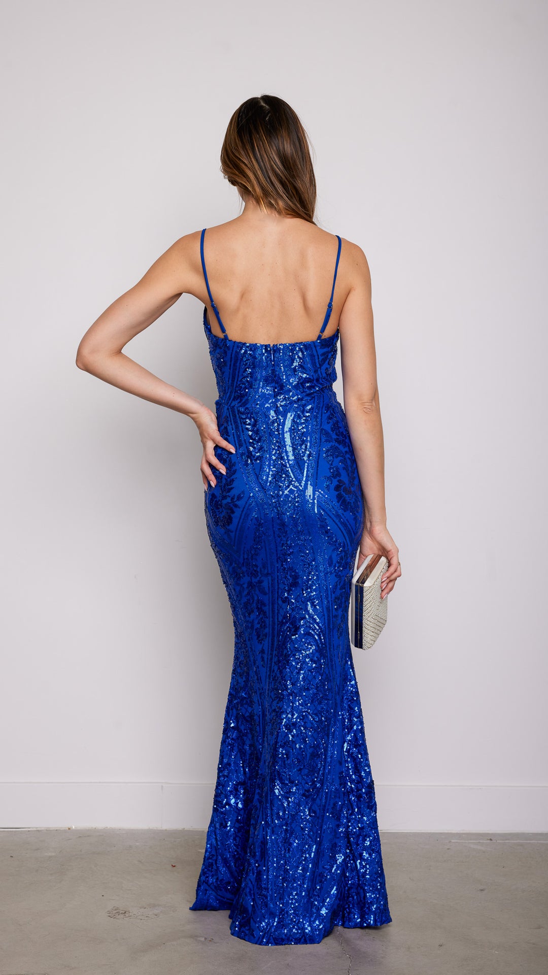 Imaginacion Maxi Dress in Blue