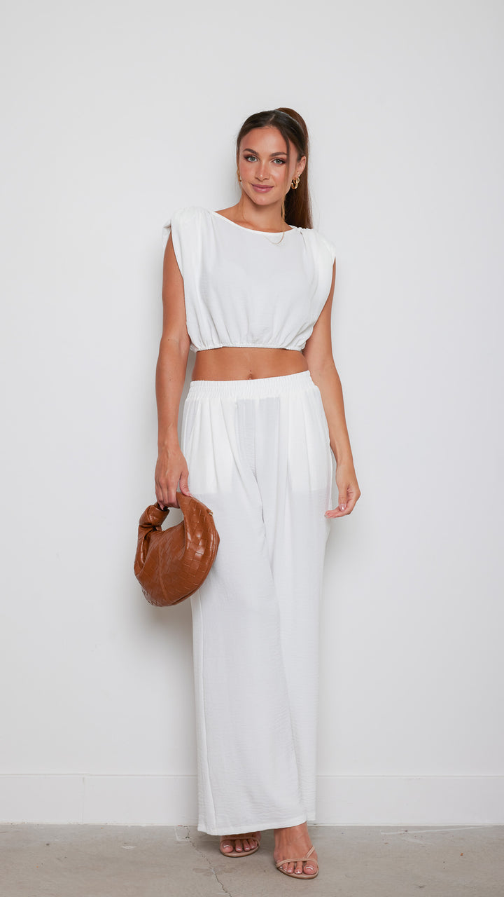 Madison Two Piece Set in White