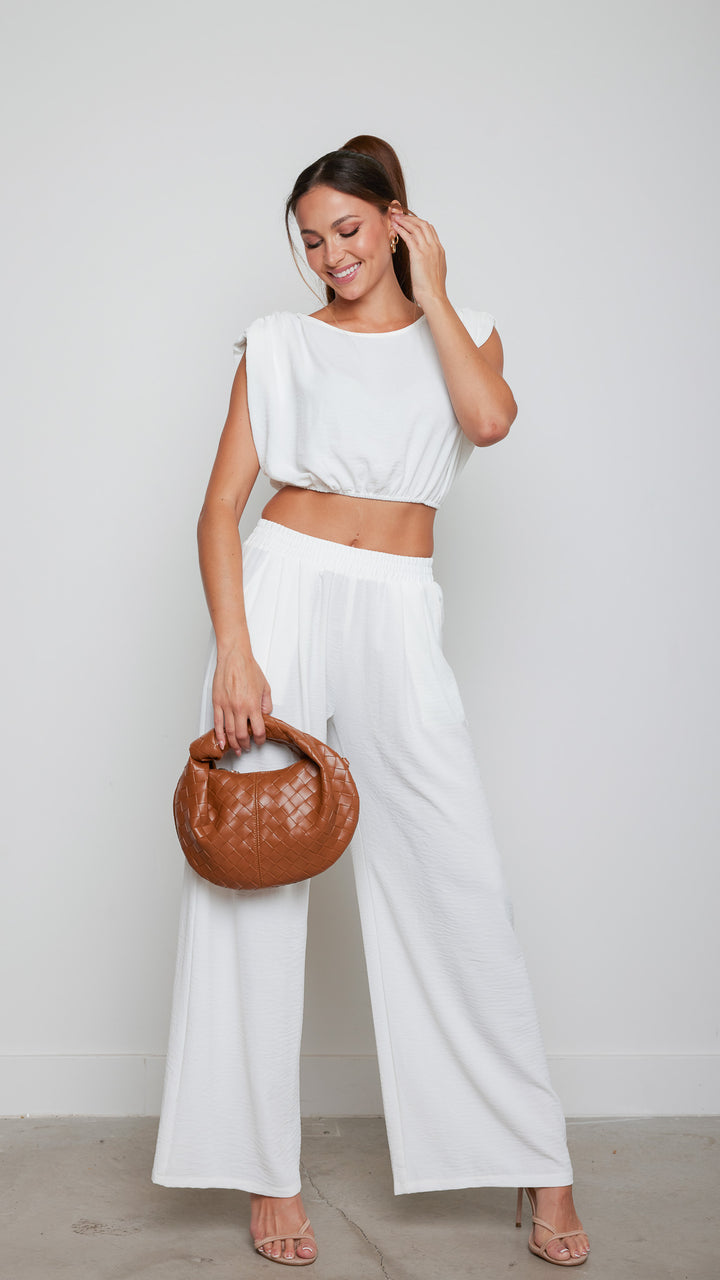 Madison Two Piece Set in White