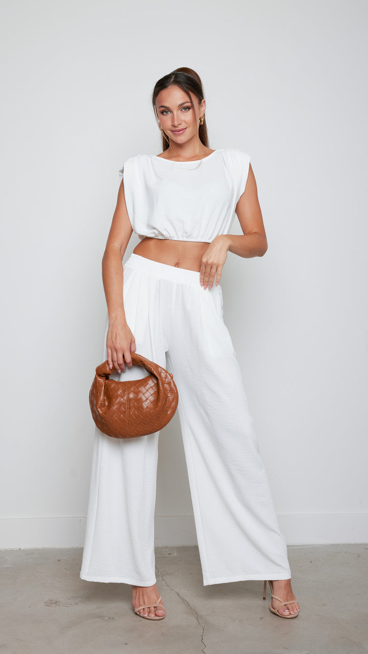 Madison Two Piece Set in White