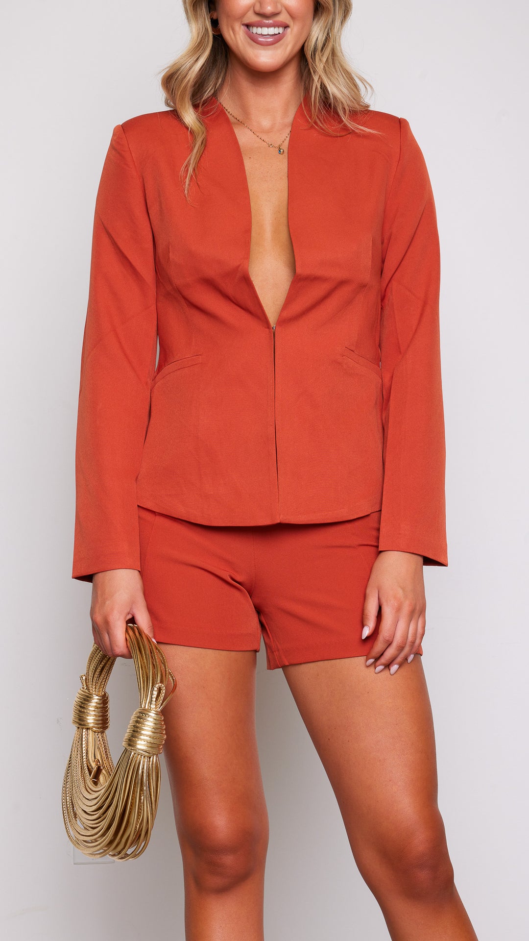 Zeli Jacket in Orange