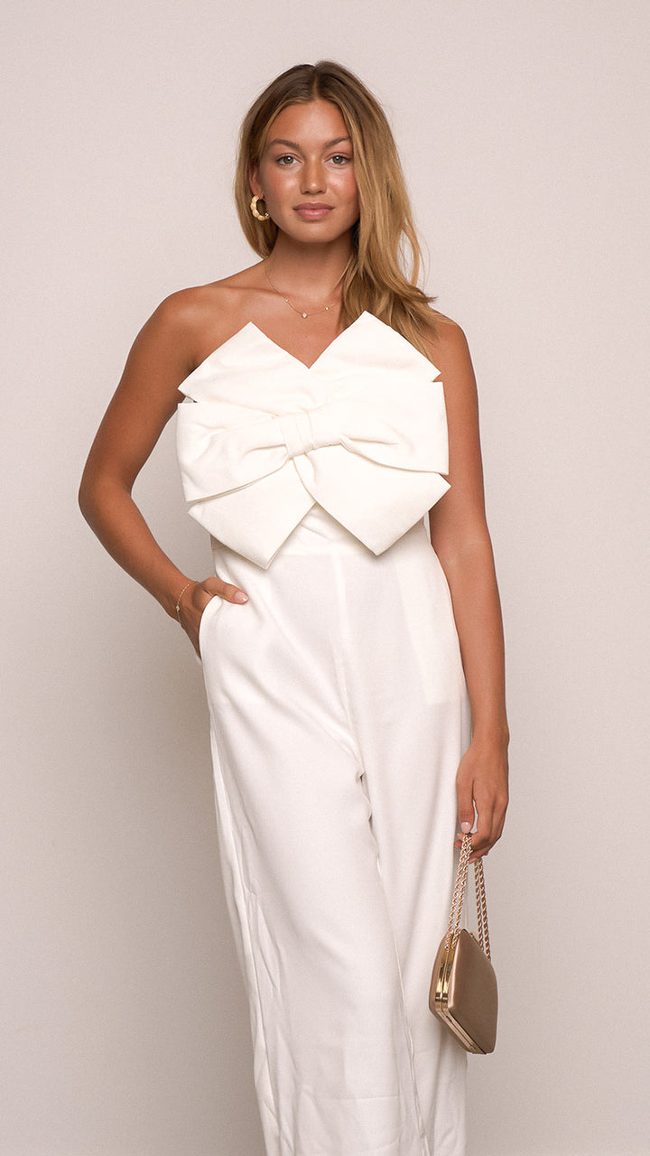 Bailei Jumpsuit in white