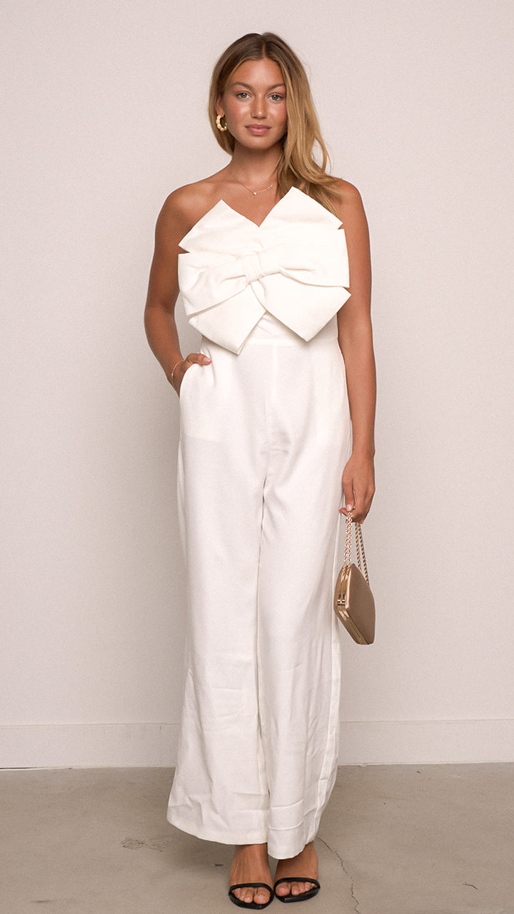 Bailei Jumpsuit in white