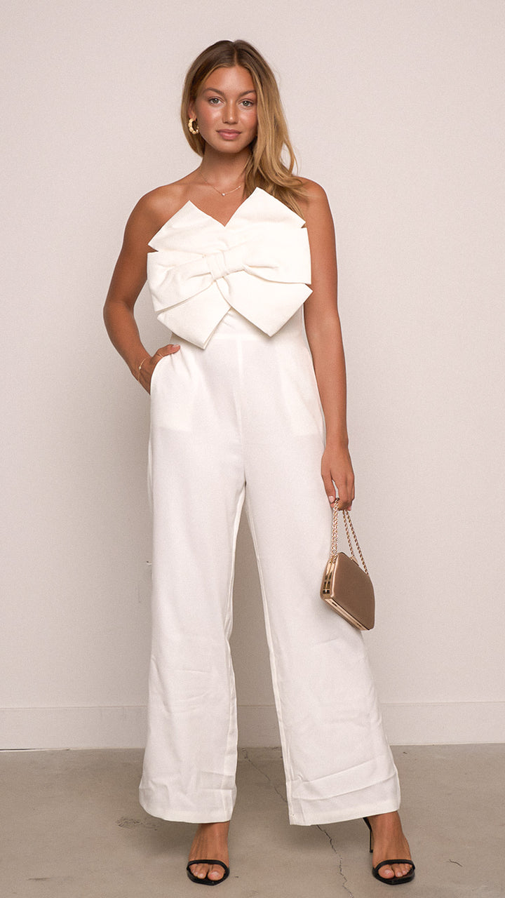 Bailei Jumpsuit in white