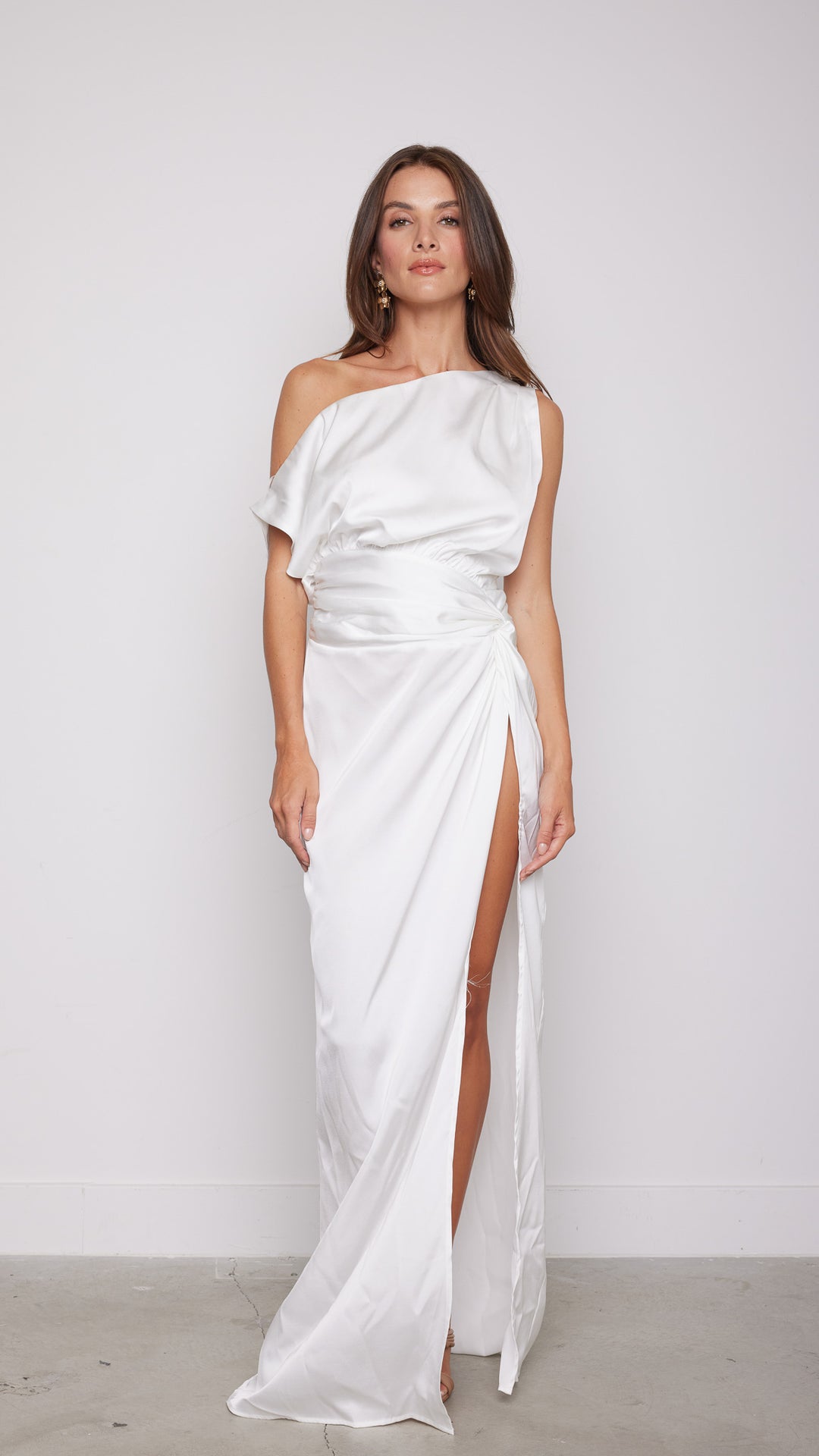 Nadia Maxi Dress in White