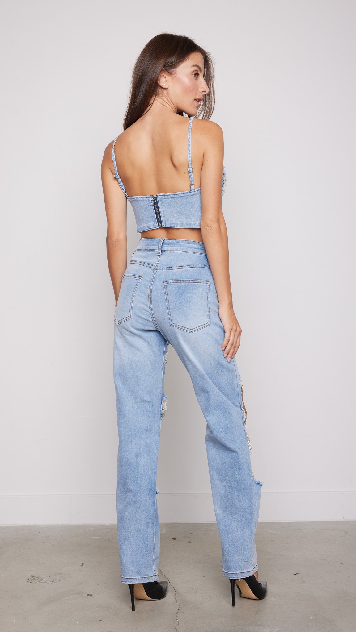 Levi's® X Adsb Andersson Bell Denim Corset - Medium Wash | Levi's® US