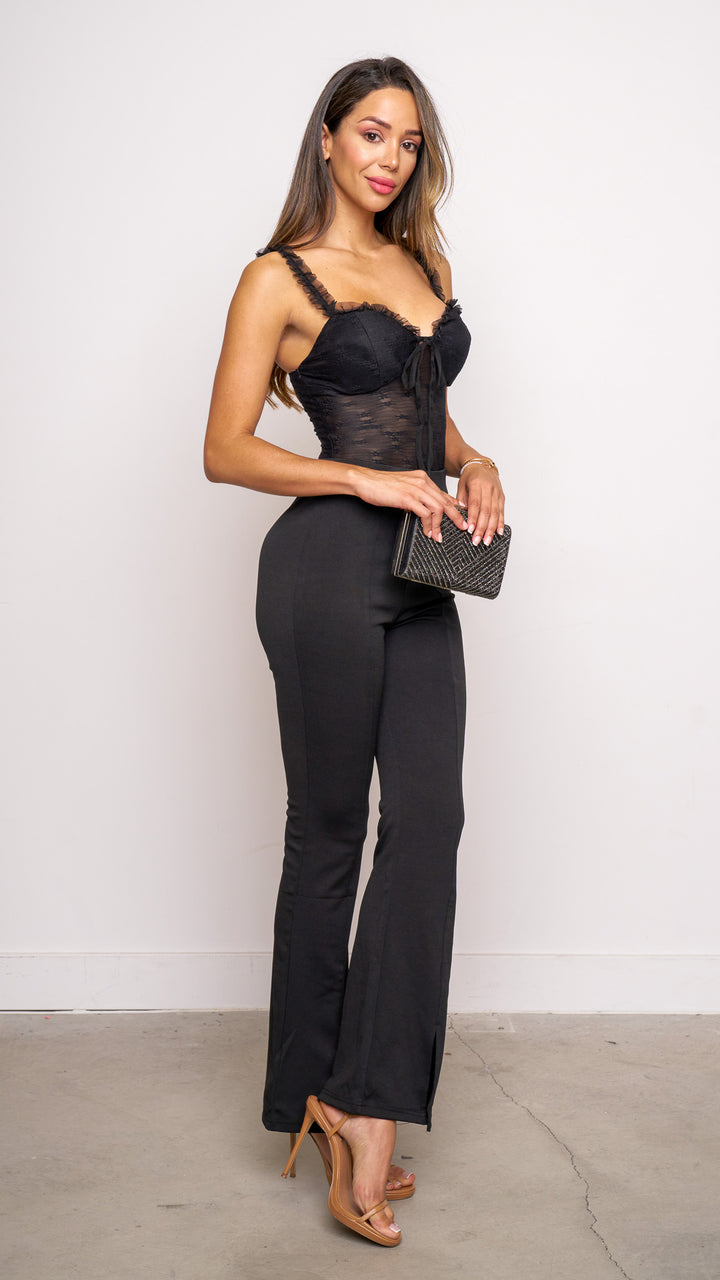 Emine Bodysuit in black