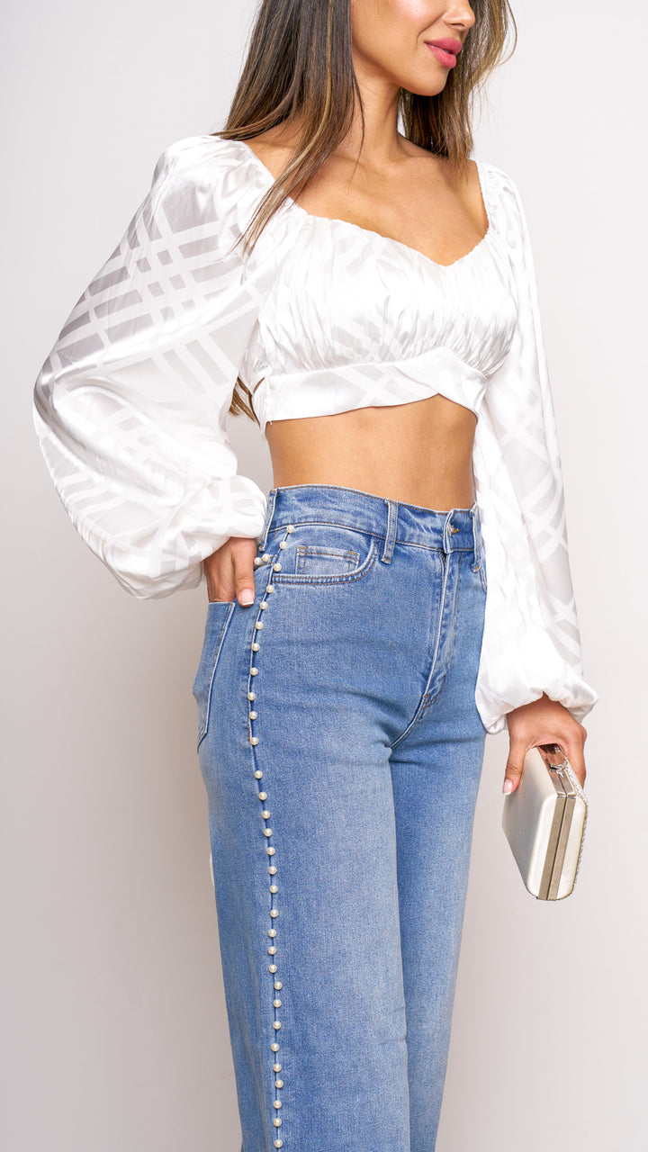 Aurita Top in white