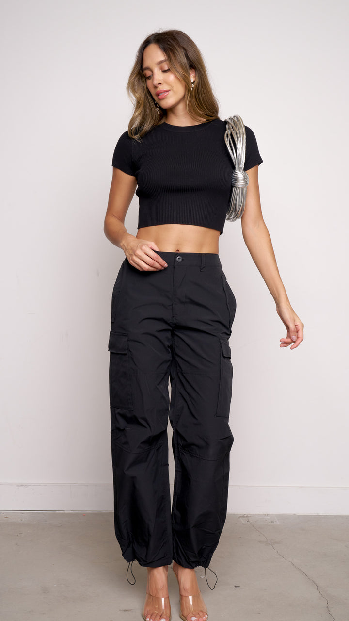 Aubri Pants in black