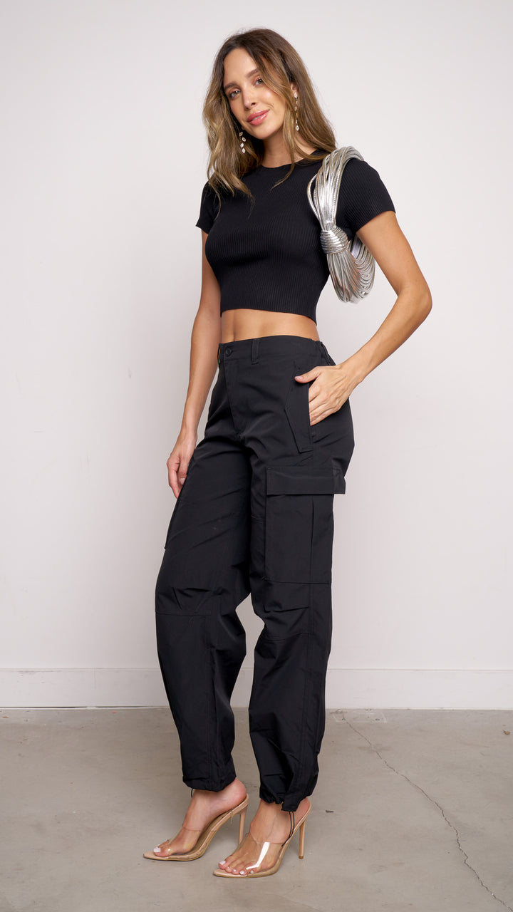 Aubri Pants in black