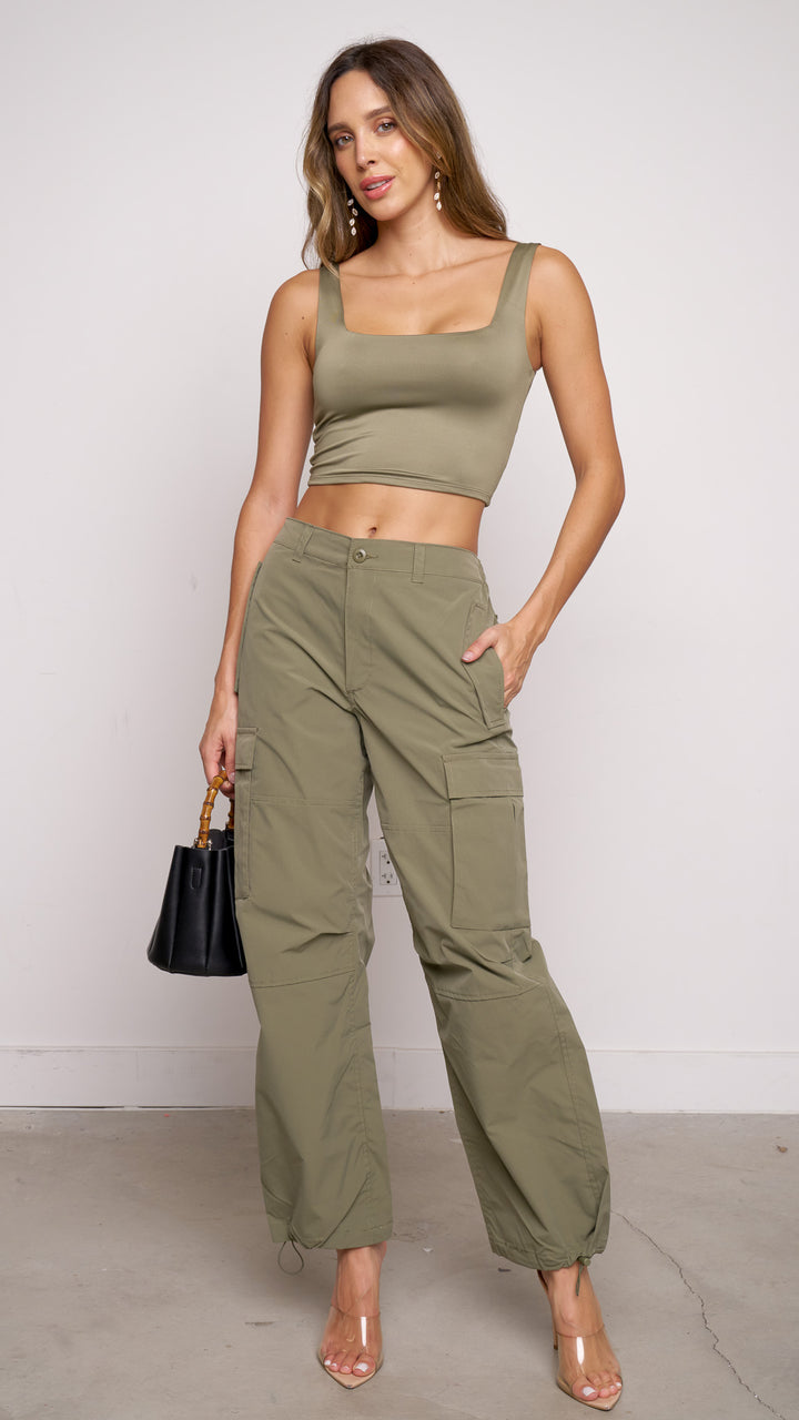 Aubri Pants in Army Green