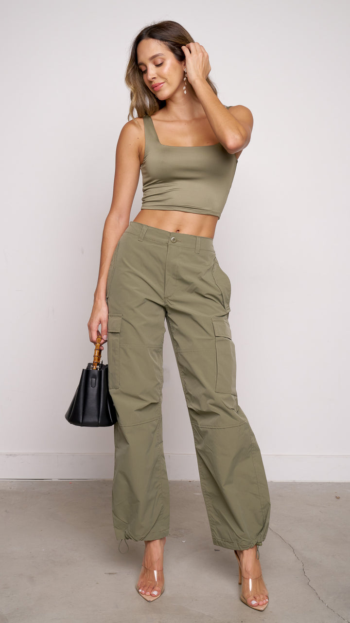 Aubri Pants in Army Green