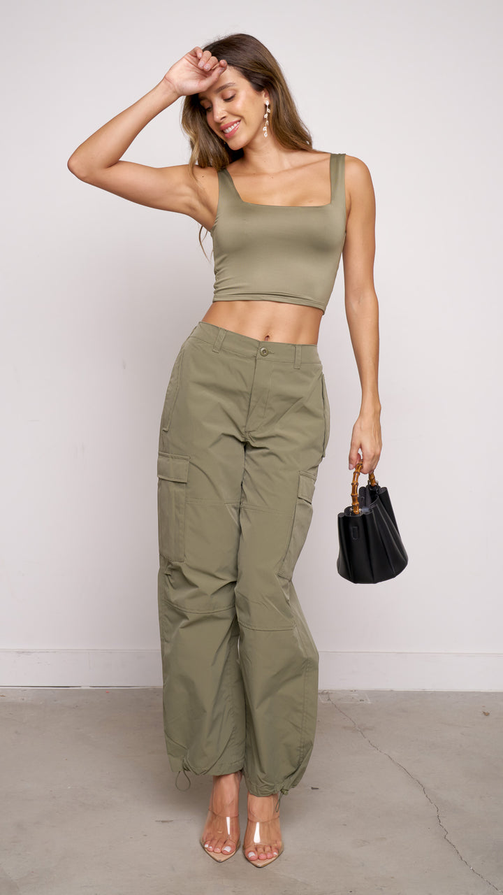 Aubri Pants in Army Green