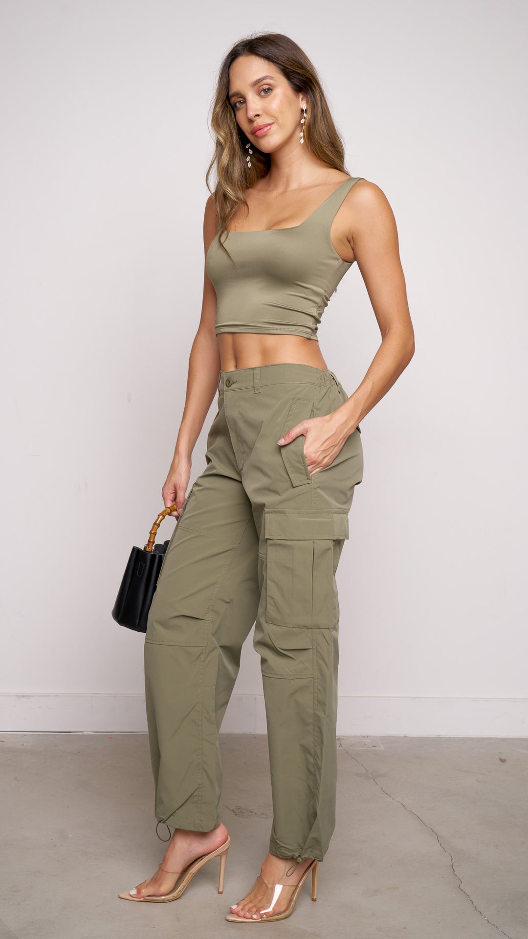 Aubri Pants in Army Green