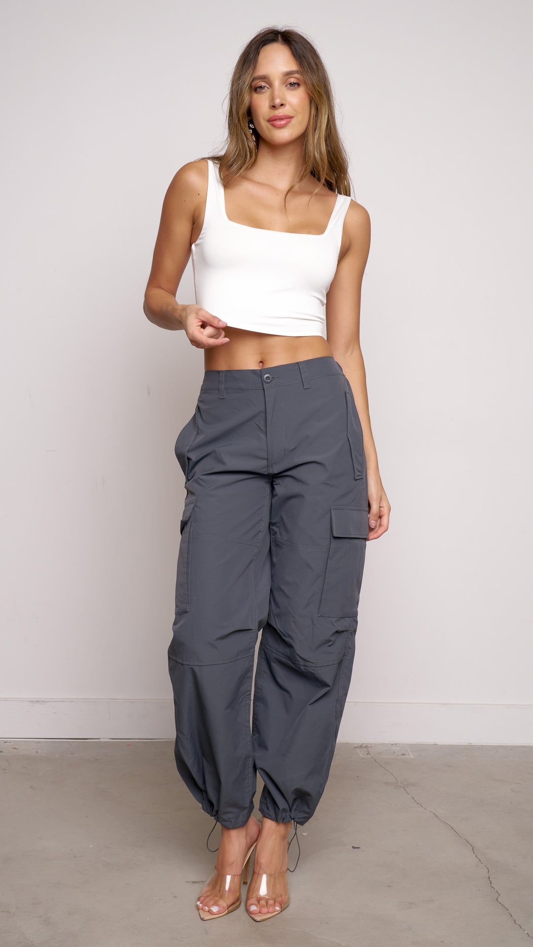 Aubri pants in gray