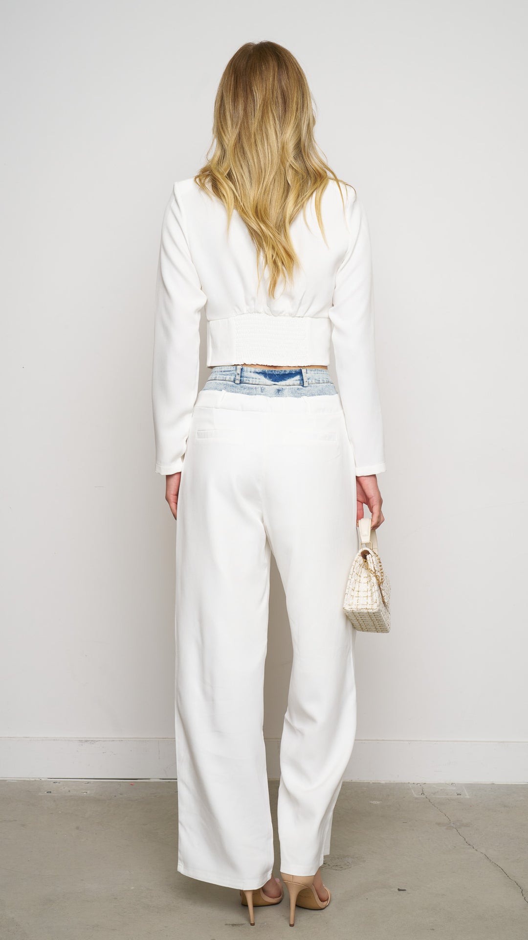 Jenesi Pants in white