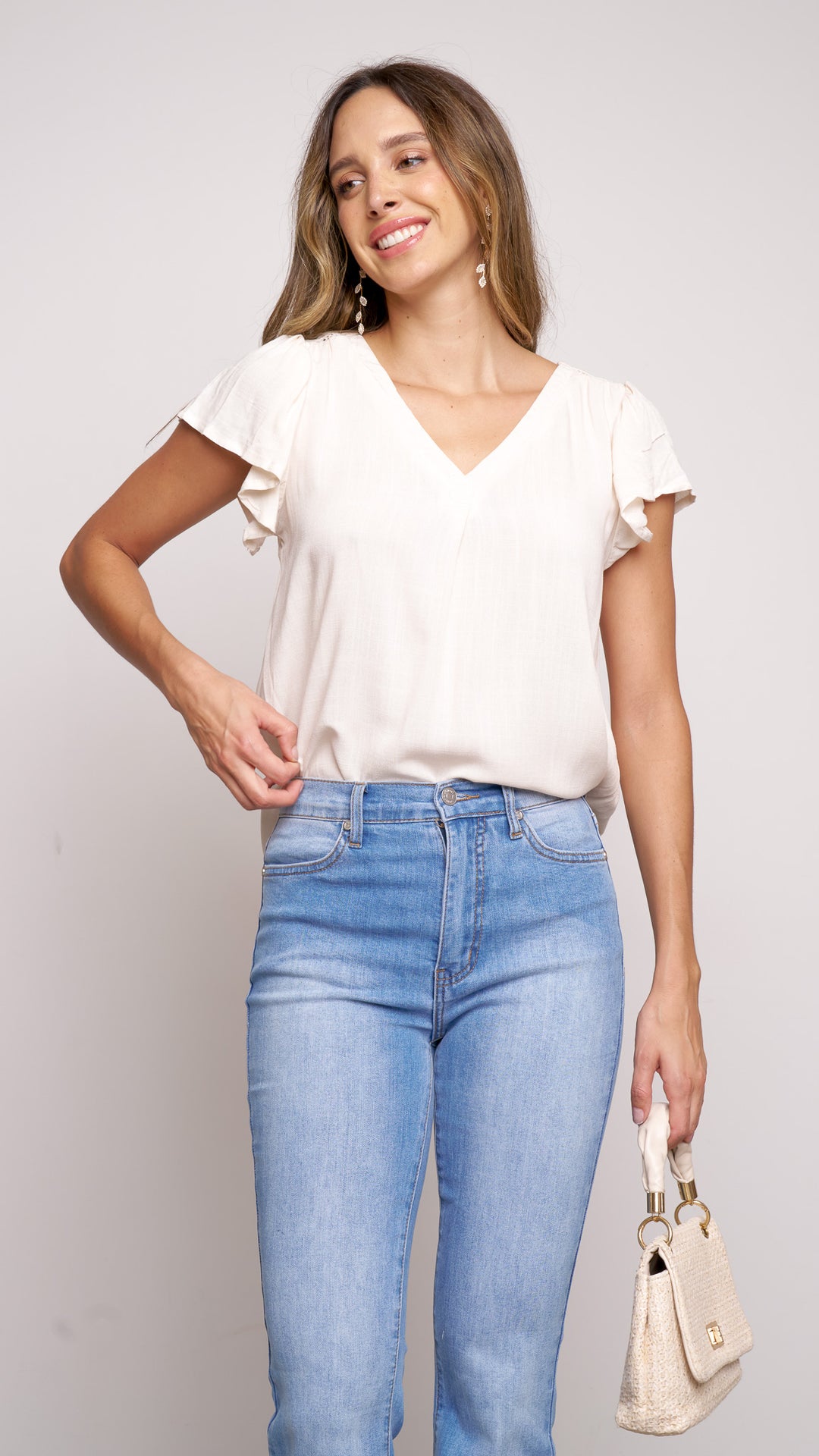 Lucia top in white