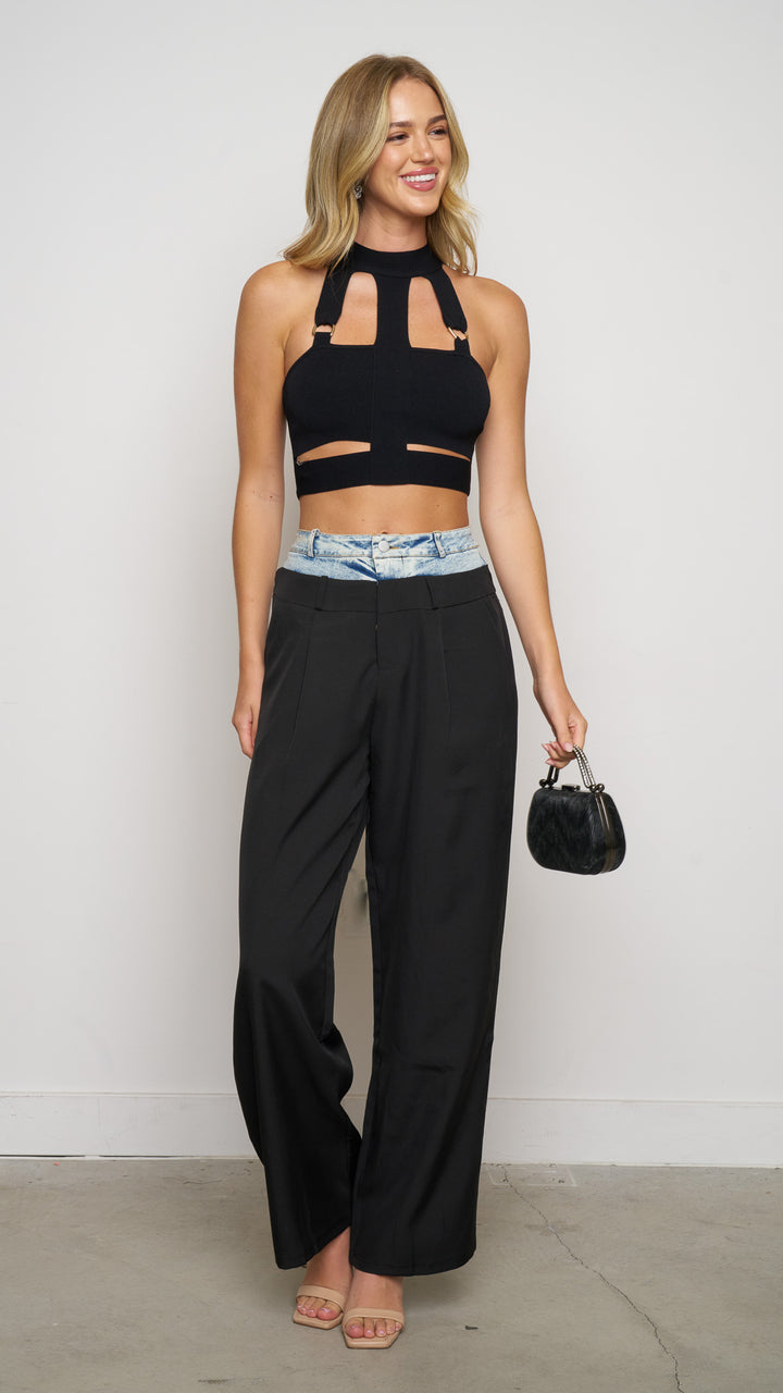 Jenesi Pants in black