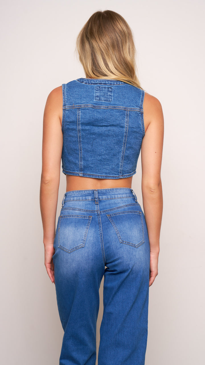 Char Denim Vest