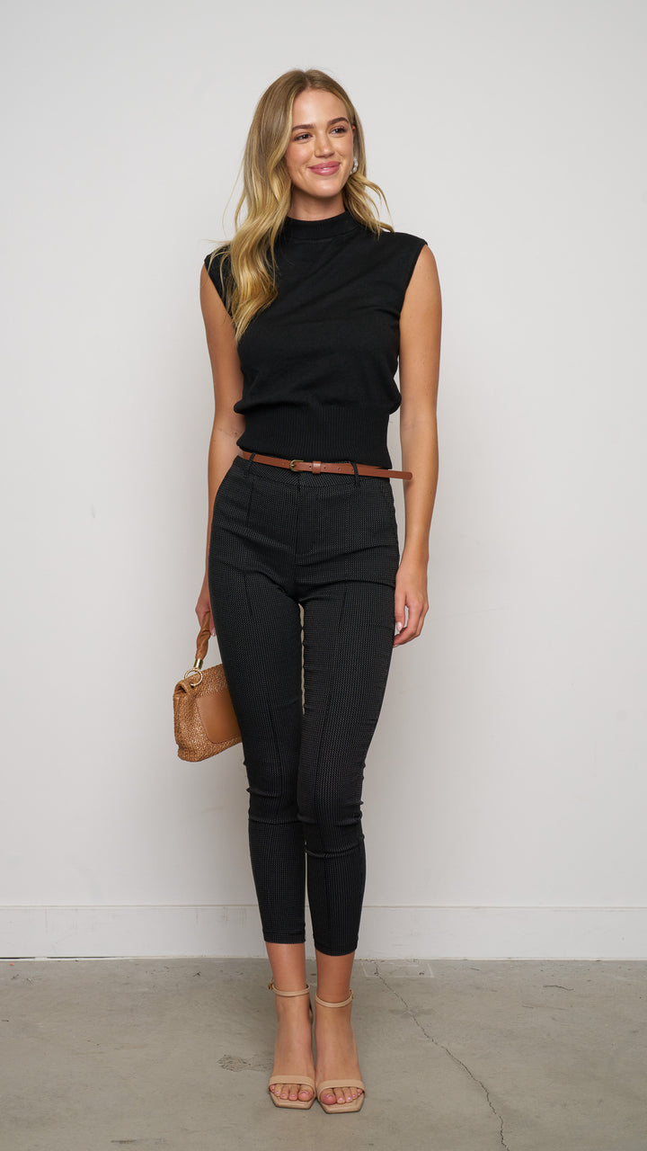 Gemini Pants in black