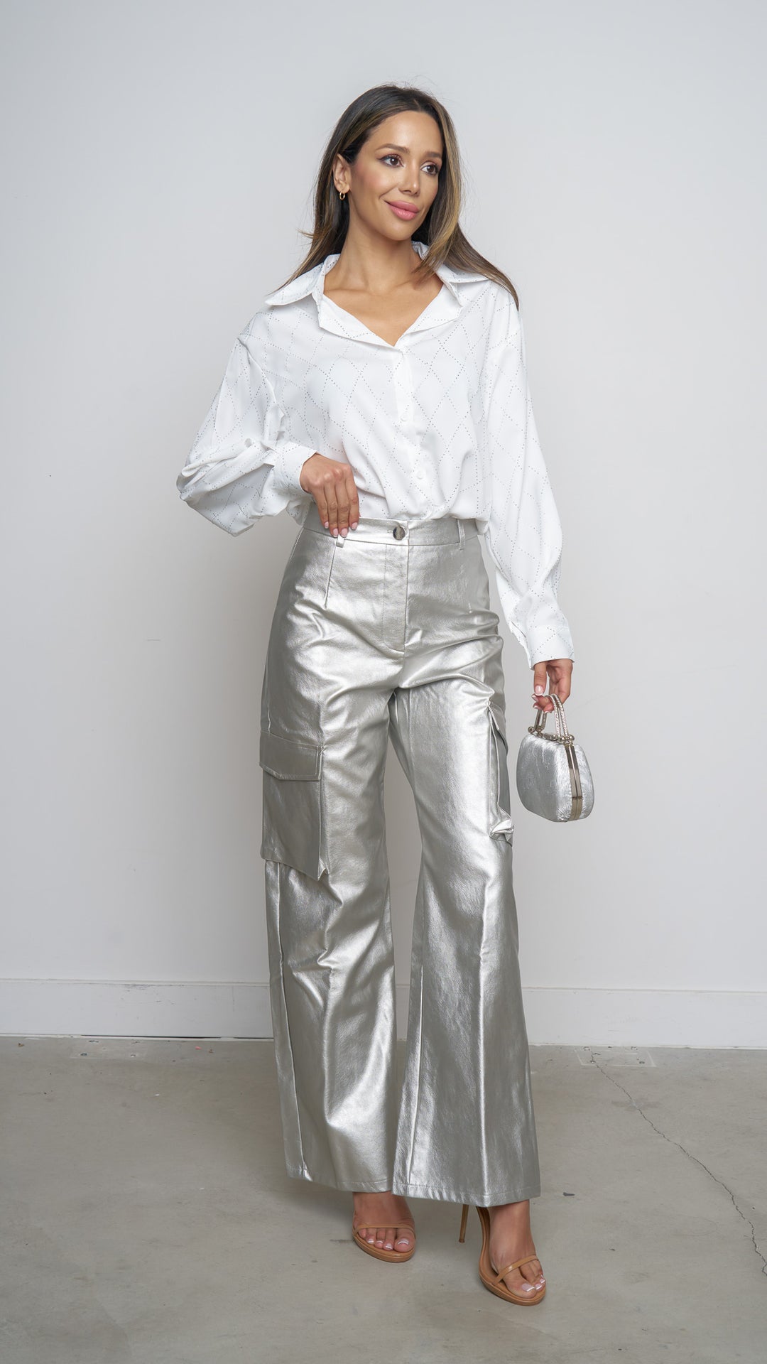 Seriah pants in silver