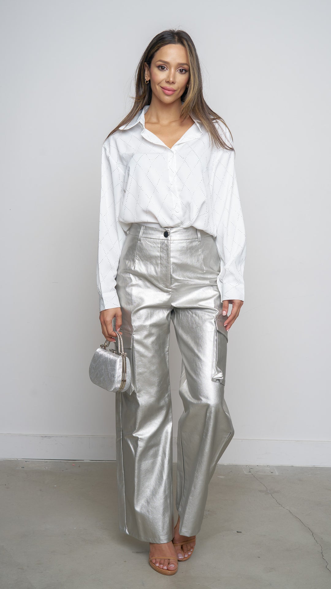 Seriah pants in silver