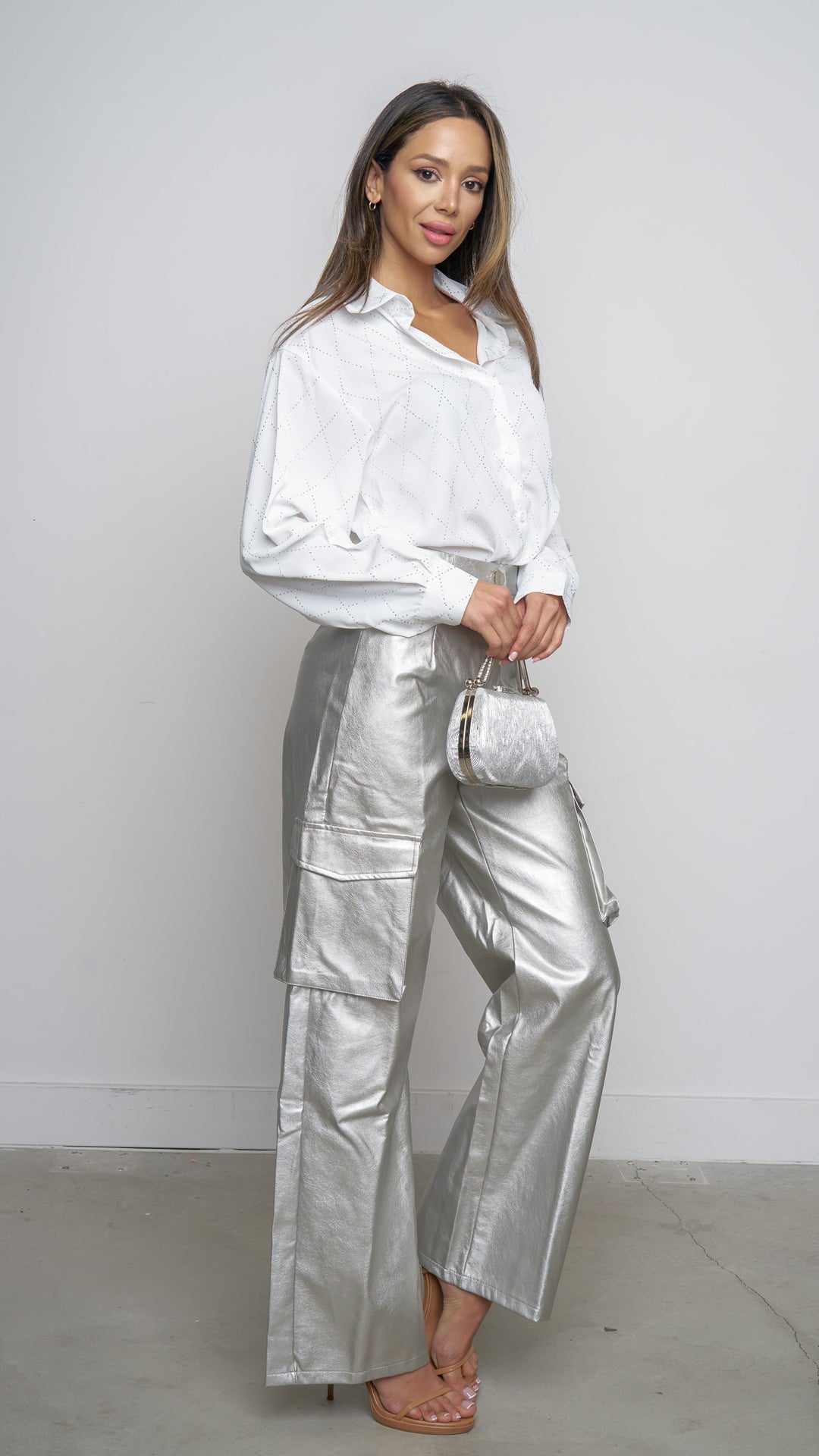 Seriah pants in silver