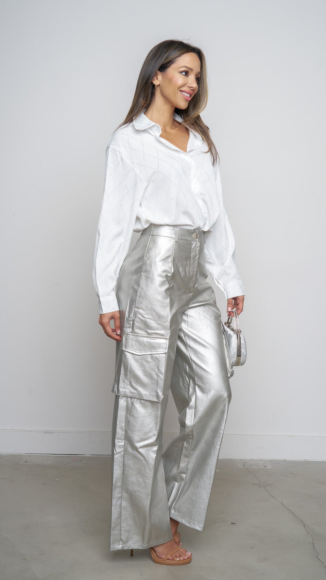 Seriah pants in silver