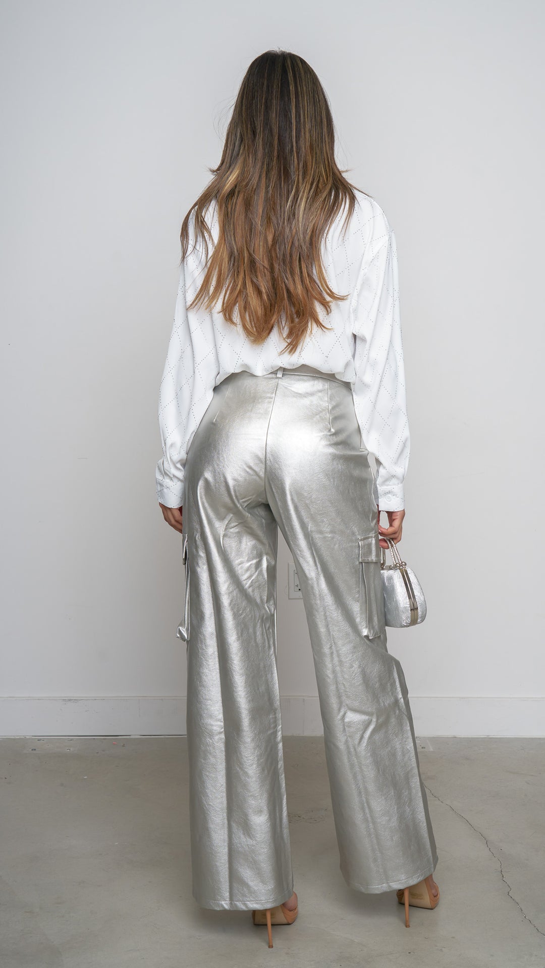 Seriah pants in silver