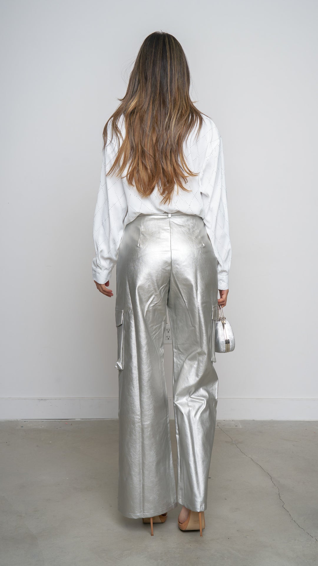 Seriah pants in silver