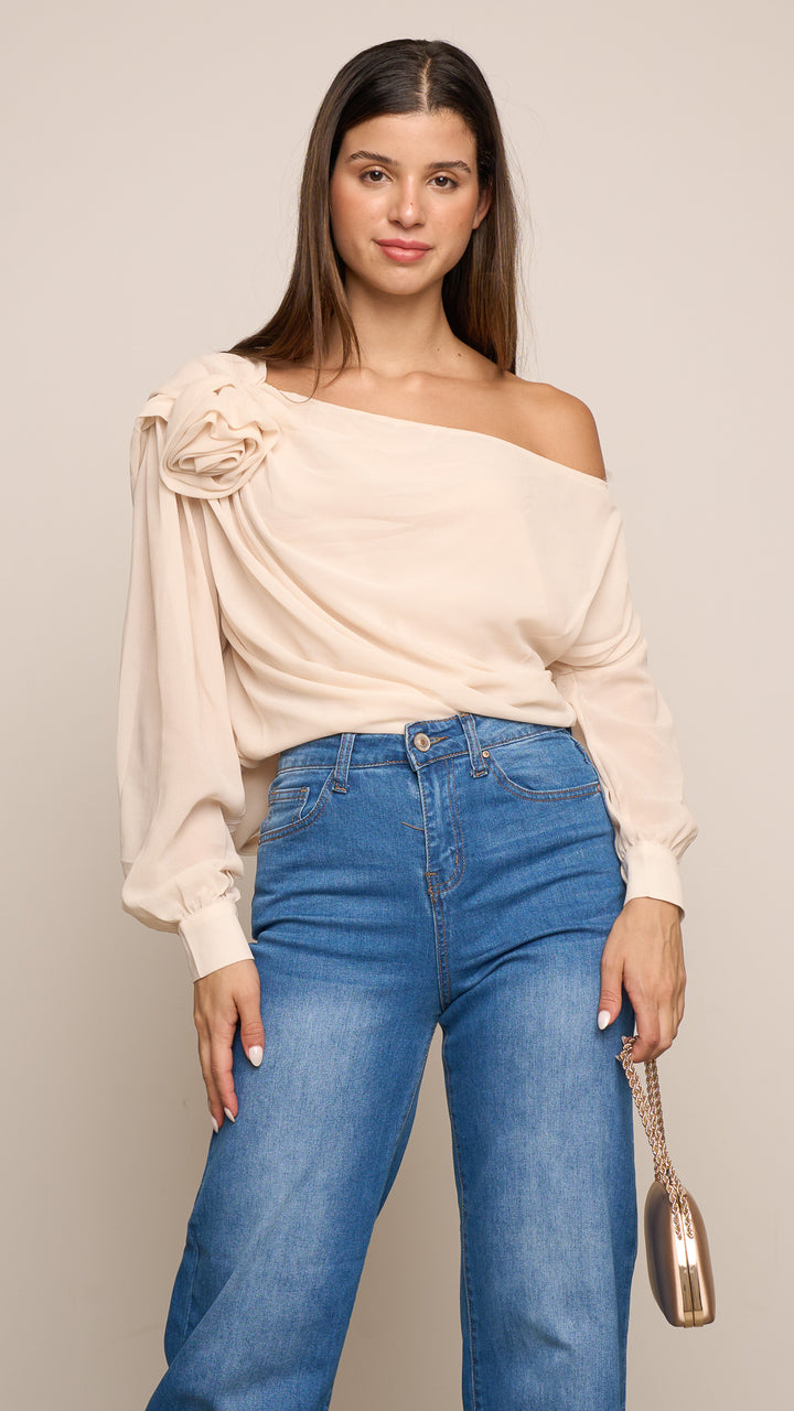 Marjorie Top in beige