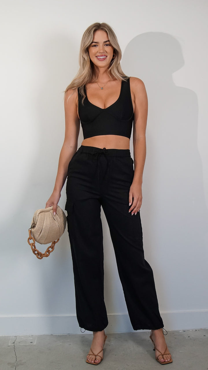 Tatel Pants in Black