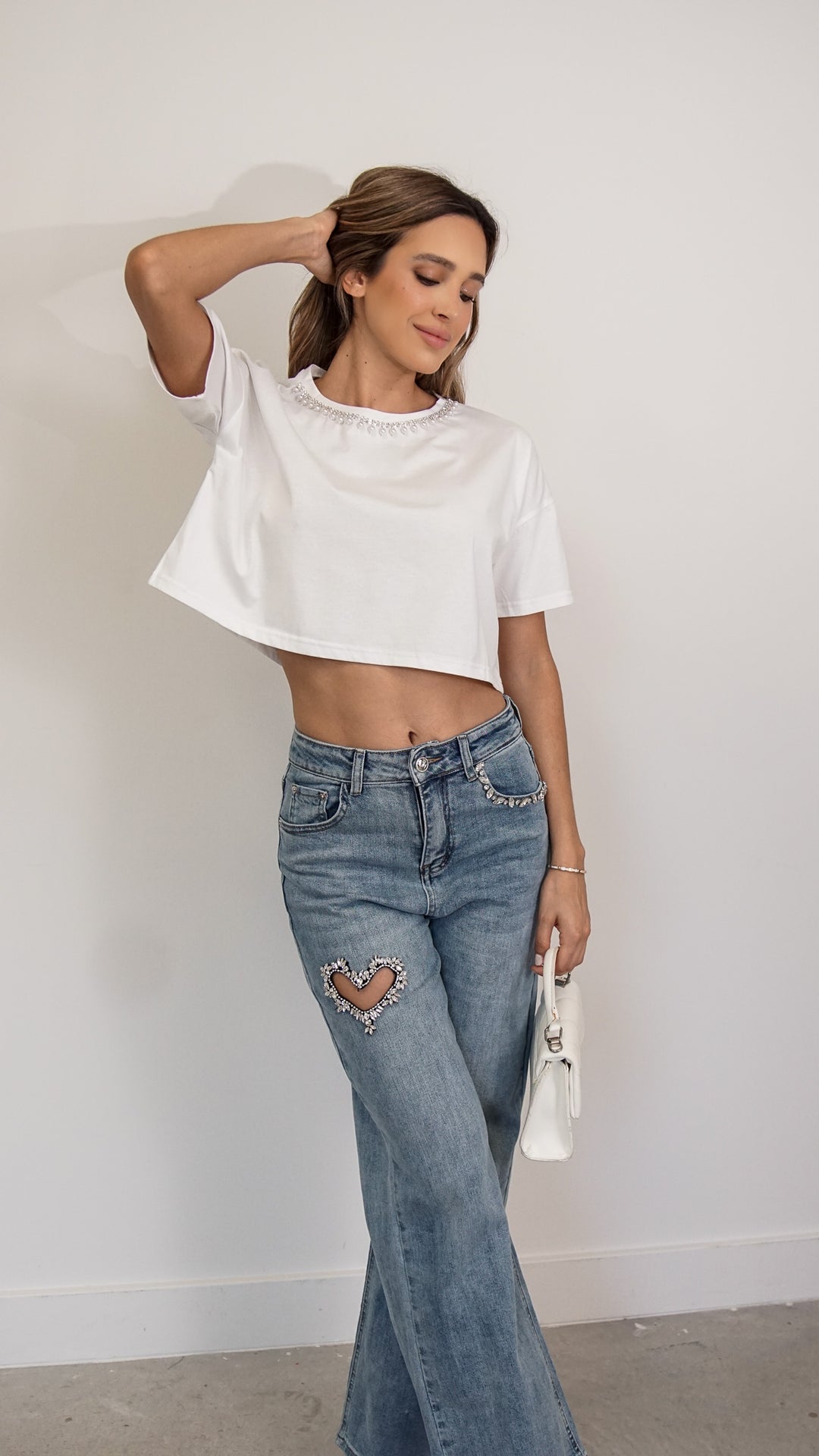 Colmare Top in White