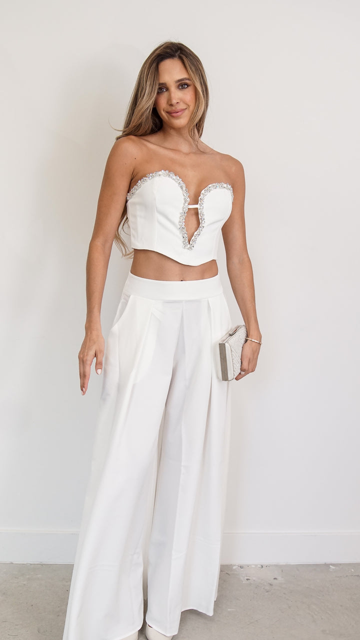 Wren Bustier top in White