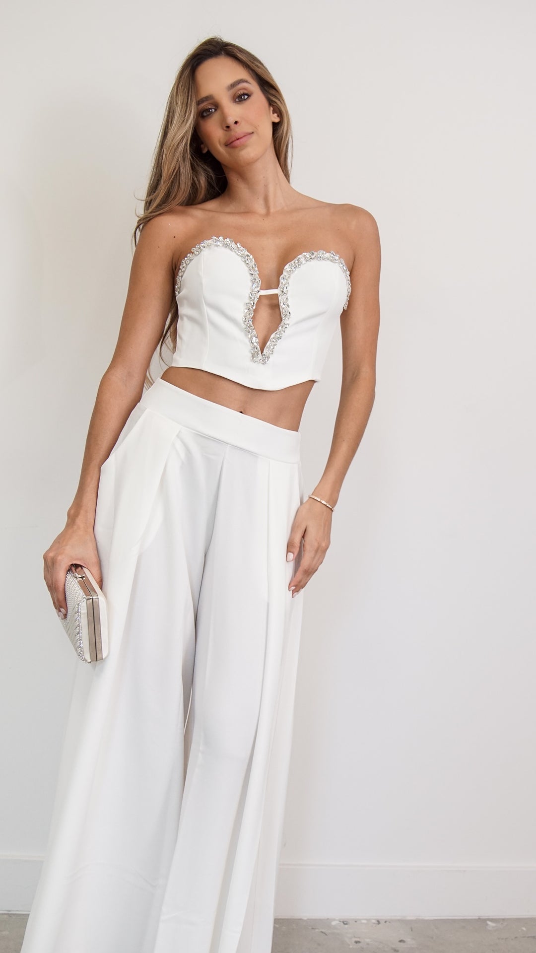 Wren Bustier top in White