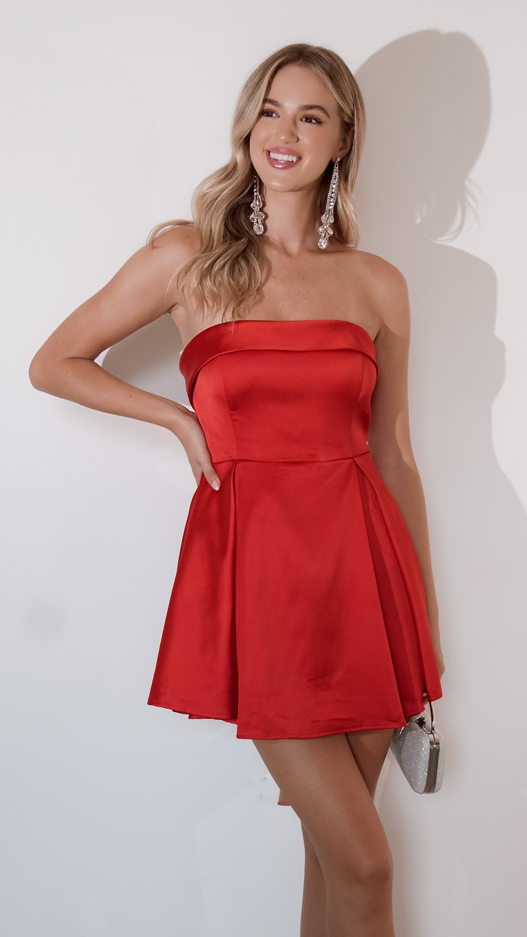 Manda Mini Dress red