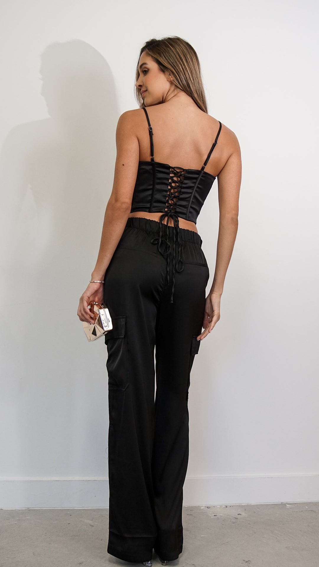 Baize Corset Top in Black