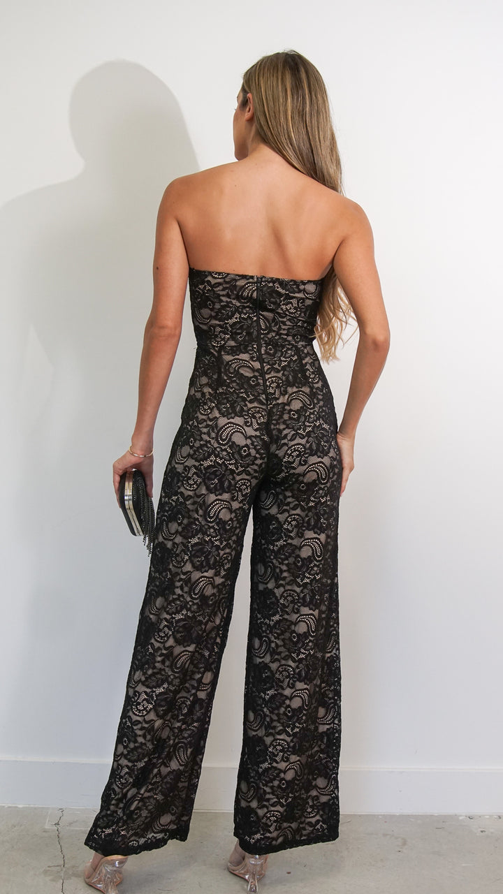 Cassis Lace Jumpsuit