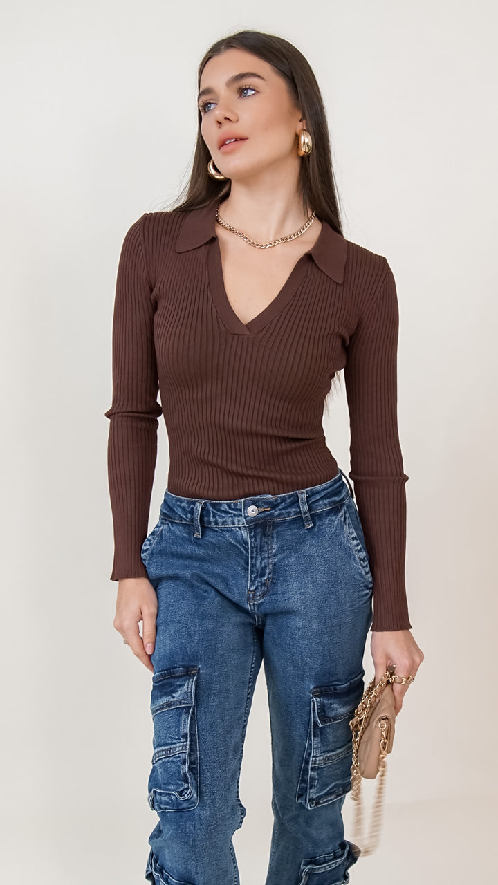 Seline Long Sleeve Top